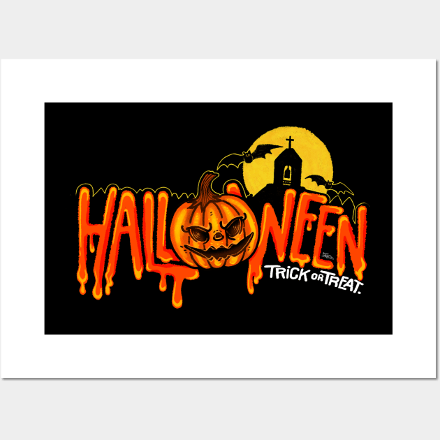 Halloween Trick or treats Wall Art by pagsa